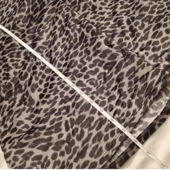 Donna Karan pajama set velour leopard print Size Large - Picture 4 of 13